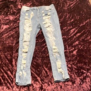 VIP ripped jeans